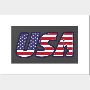 United States of America Word United states of america word vector isolated graphic Posters and Art